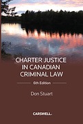 Cover of Charter Justice in Canadian Criminal Law