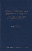 Cover of Administrative Justice and Its Availability