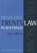 Cover of Trusts Law in Australia
