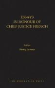 Cover of Essays in Honour of Chief Justice French