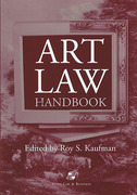 Cover of Art Law Handbook with 2004 Cumulative Supplement