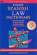 Cover of Pocket Spanish Law Dictionary