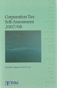 Cover of Corporation Tax Self-Assessment 2007 - 2008