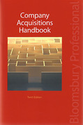 Cover of Company Acquisitions Handbook