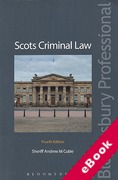 Cover of Scots Criminal Law (eBook)