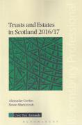 Cover of Trusts and Estates in Scotland 2016/17