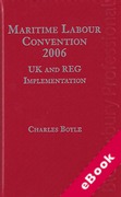 Cover of Maritime Labour Convention 2006 - UK and REG Implementation (eBook)