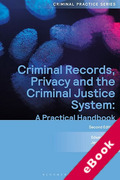 Cover of Criminal Records, Privacy and the Criminal Justice System: A Handbook (eBook)