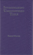 Cover of Investigating Unregistered Title