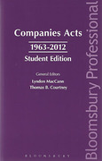 Cover of Companies Acts 1963-2012: Student Edition
