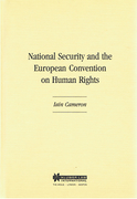 Cover of National Security and the European Convention on Human Rights