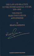 Cover of The Law and Practice of the International Court 1920-2005