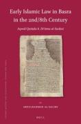 Cover of Early Islamic Law in Basra in the 2nd/8th Century: Aqw&#257;l Qat&#257;da b. Di&#703;&#257;ma al-Sad&#363;s&#299;