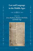 Cover of Law and Language in the Middle Ages