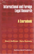 Cover of International and Foreign Legal Research: A Coursebook