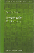 Cover of Privacy in the 21st Century