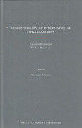 Cover of Responsibility of International Organizations: Essays in Memory of Sir Ian Brownlie