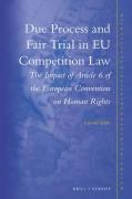 Cover of Due Process and Fair Trial in EU Competition Law: The Impact of Article 6 of the European Convention on Human Rights
