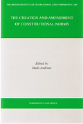 Cover of The Creation and Amendment of Constitutional Norms
