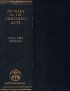 Cover of Buckley on the Companies Acts 12th ed