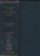 Cover of Buckley on the Companies Acts 13th ed
