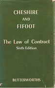 Cover of The Law of Contract 6th ed