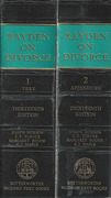Cover of Rayden's Law and Practice in Divorce and Family Matters in All Courts 13th ed