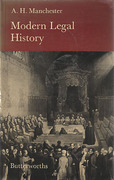 Cover of Modern Legal History of England and Wales 1750 - 1950