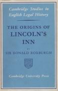 Cover of The Origins of Lincoln's Inn