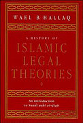Cover of A History of Islamic Legal Theories: An Introduction to Sunni Usul al-fiqh