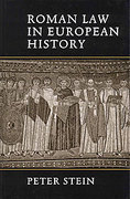 Cover of Roman Law in European History
