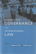 Cover of Democratic Governance and International Law