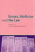 Cover of Errors, Medicine and the Law