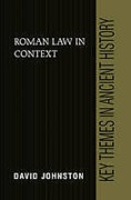 Cover of Roman Law in Context
