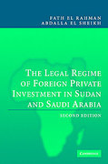 Cover of The Legal Regime of Foreign Private Investment in Sudan and Saudi Arabia