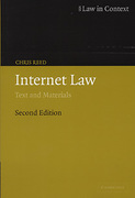 Cover of Internet Law: Text and Materials