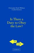 Cover of Is There a Duty to Obey the Law?