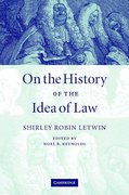 Cover of On the History of the Idea of Law