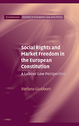 Cover of Social Rights and Market Freedom in The European Constitution: Labour Law Perspective