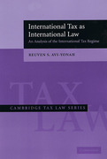 Cover of International Tax as International Law: An Analysis of the International Tax Regime