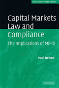 Cover of Capital Markets Law and Compliance: The Implications of MiFID