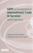 Cover of GATS and the Regulation of International Trade in Services
