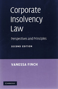 Cover of Corporate Insolvency Law: Perspectives and Principles