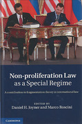 Cover of Non-Proliferation Law as a Special Regime