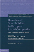 Cover of Boards and Shareholders in European Listed Companies: Facts, Context and Post-Crisis Reforms