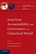 Cover of Sanctions, Accountability and Governance in a Globalised World