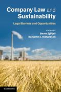 Cover of Company Law and Sustainability: Legal Barriers and Opportunities