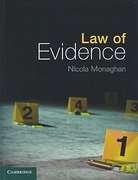 Cover of Law of Evidence