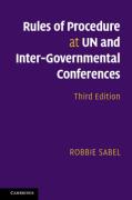 Cover of Rules of Procedure at UN and Inter-Governmental Conferences