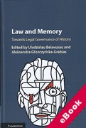 Cover of Law and Memory: Towards Legal Governance of History (eBook)